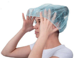 Wegwerp Clip Cap 100%PP 12g - Dubbele elastiek